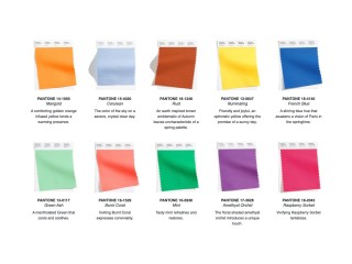 2021 Pantone 春夏流行色彩展望