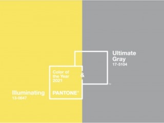 Pantone 2021年度代表色：極致灰 X 亮麗黃